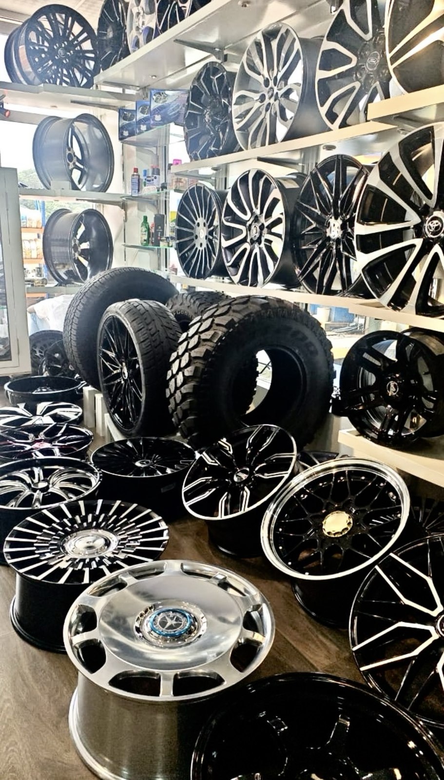 Wide selection of alloy wheels and tyres in stock at Makanga Auto Centre