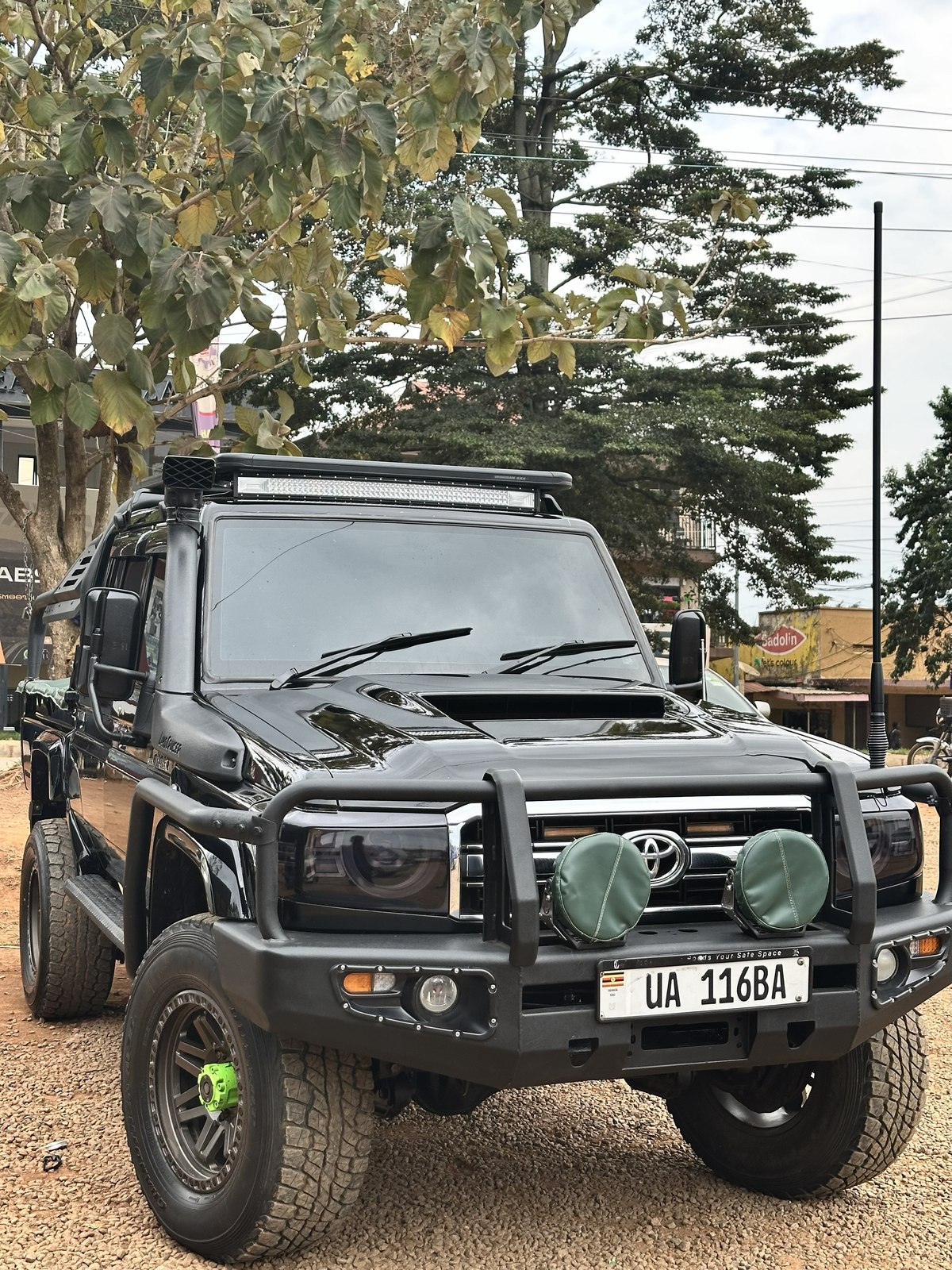 Detailed and kitted-out Toyota Land Cruiser after finishing work at Makanga Auto Centre